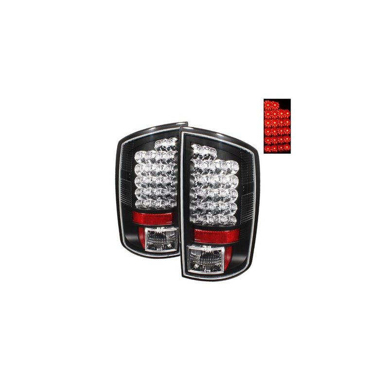 Spyder Dodge Ram 1500 02-06/ Ram 2500 02-05 /Ram 3500 02-05 LED Tail Lights - Black