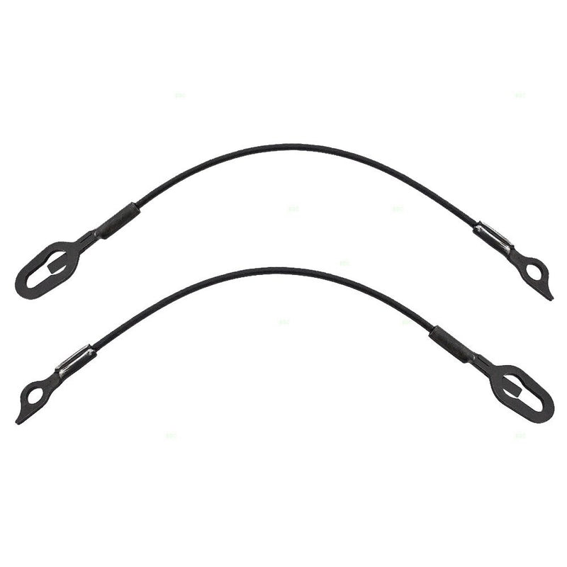 Driver and Passenger Rear Tailgate Cables Replacement for Dodge Pickup Truck 55345125AB 55345124AB