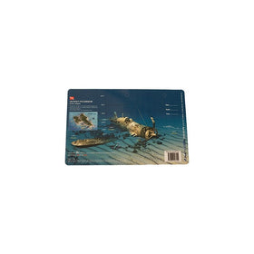 New Art to Media Underwater Waterproof 3D Dive Site Map - Corsair in Oahu, Hawaii (8.5 x 5.5 Inches) (21.6 x 15cm)