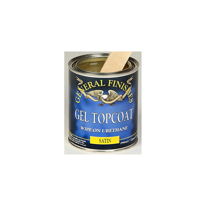 General Finishes SQ Gel Topcoat, 1 quart, Satin