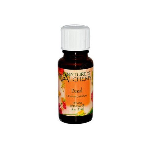 Natures Alchemy 100% Pure Essential Oil Basil - 0.5 fl oz - pack of - 1