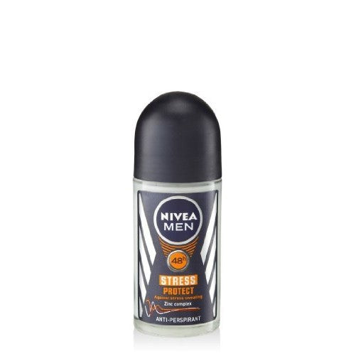 Nivea for Men Antiperspirants Stress Protect Rollon - 1.69 Ounces (Pack of 3)