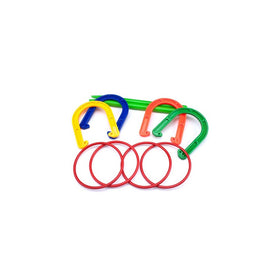 K-Roo Sports Plastic Horseshoe and Ring Toss Game Set (2 in 1) by