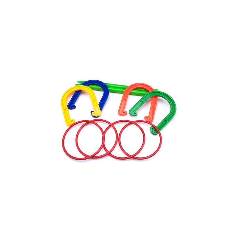 K-Roo Sports Plastic Horseshoe and Ring Toss Game Set (2 in 1) by