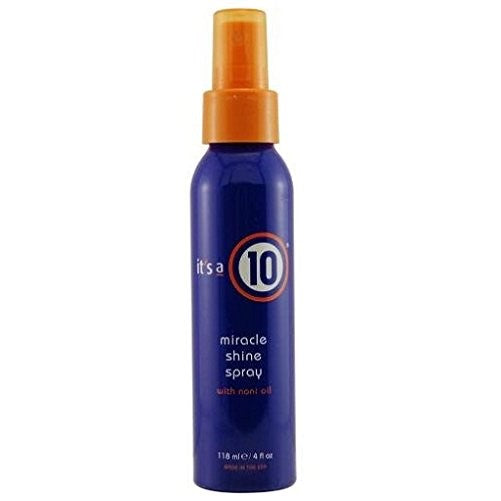 ITS A 10 by It's a 10 MIRACLE SHINE SPRAY WITH NONI OIL 4 OZ (Package Of 2)