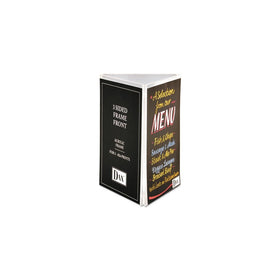 DAX Three-Sided Sign/Photo Holder 4"/6 1/4"/4 x 6/6 1/4"/4 x 6/4 1/4"
