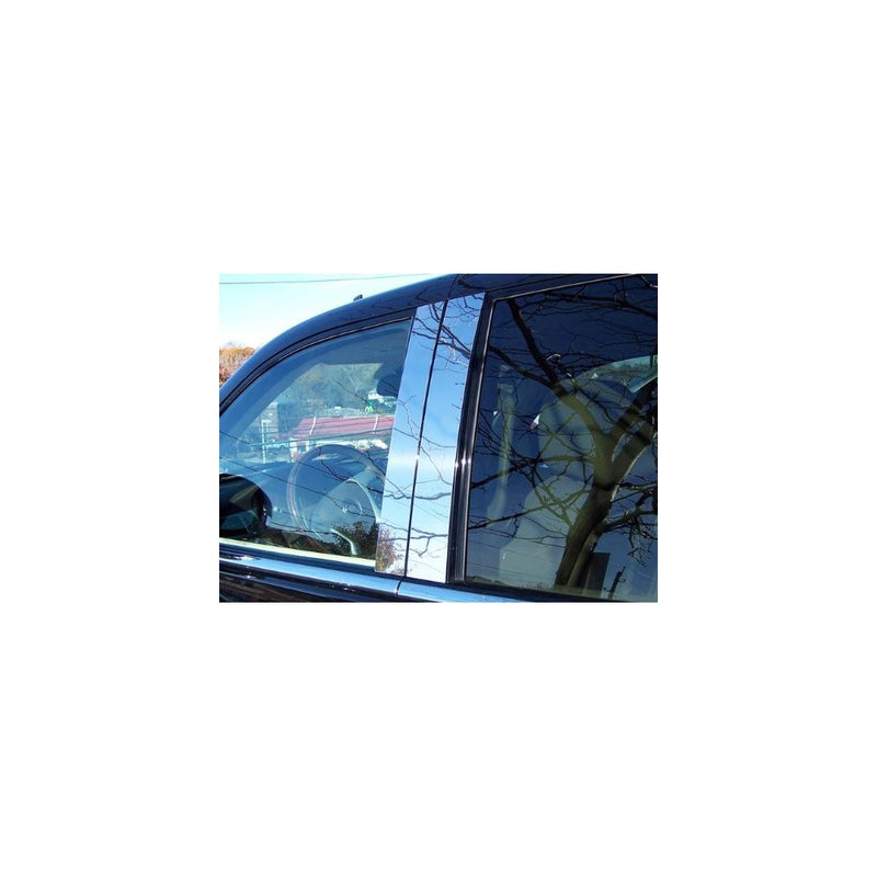 QAA FITS ESCALADE 2007-2014 CADILLAC (4 Pc: Stainless Steel Pillar Post Trim Kit, 4-door, SUV, EXT) PP47255