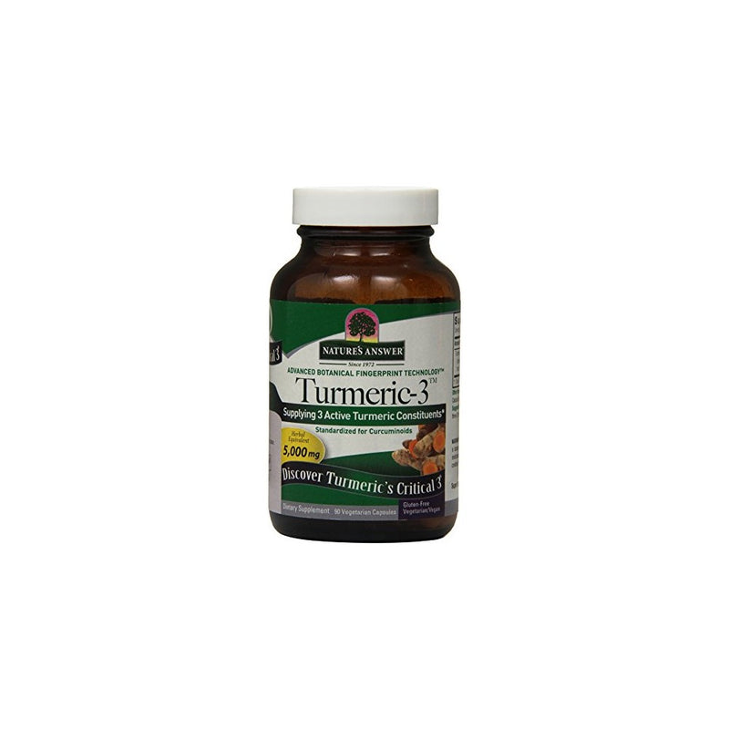 Nature's Answer Turmeric-3, 90-Count