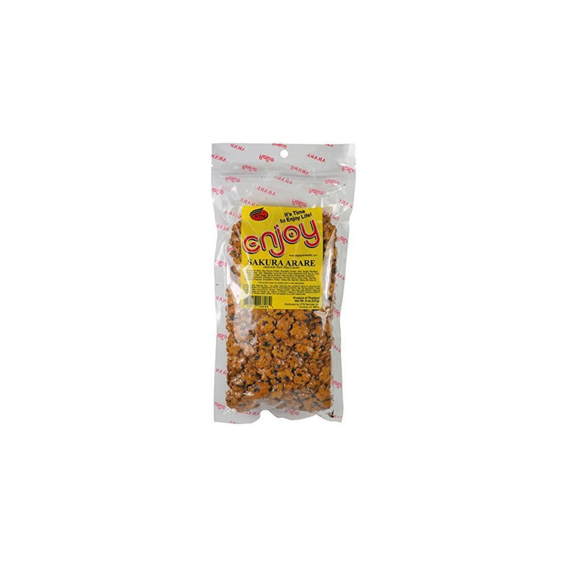 Enjoy Sakura Arare Rice Crackers, 8 Ounce