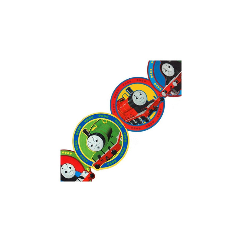 Thomas Train Circles Prepasted Wall Border Roll