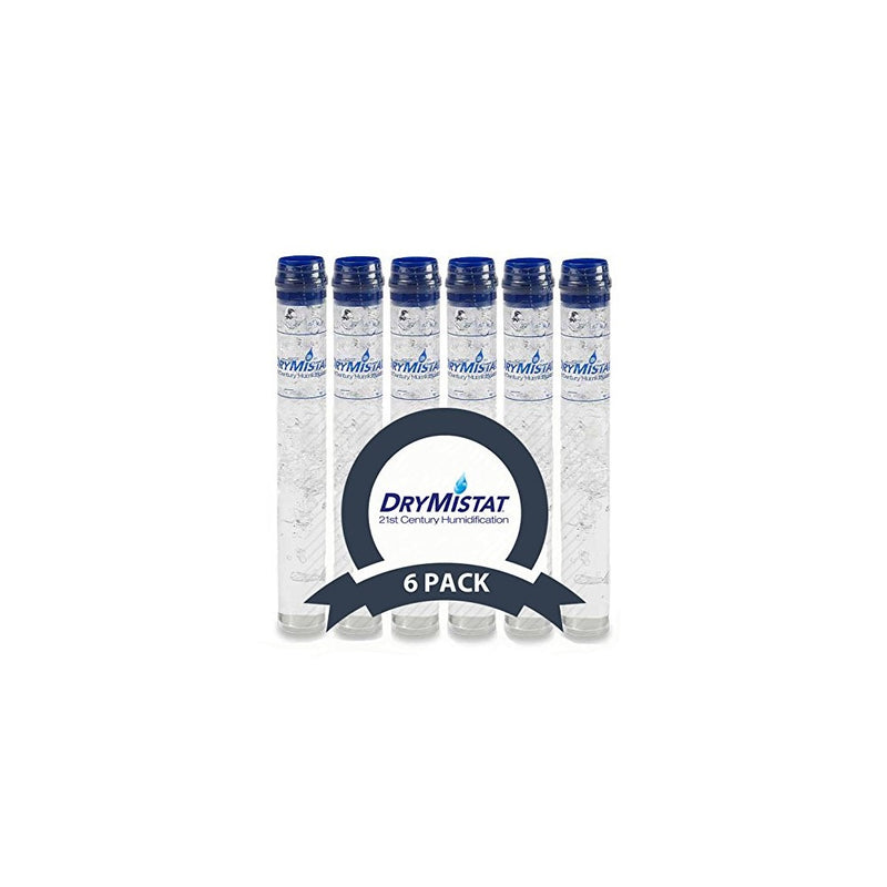 DryMistat Humidor Humidifier Tubes, Crystal Humidity Tubes (6 CT)