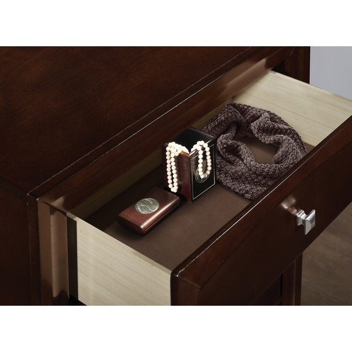 Wooden Dresser, Cappuccino Brown