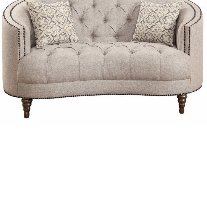 Loveseat, Beige