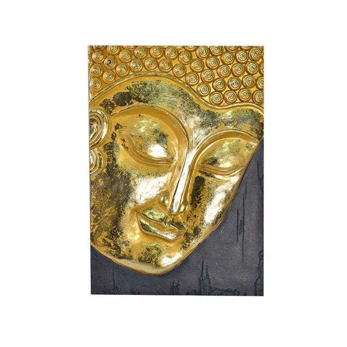 Resin Buddha WallDecor, Gold