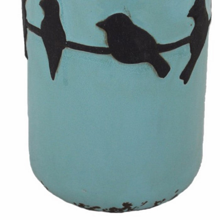 Ceramic Vase, Blue