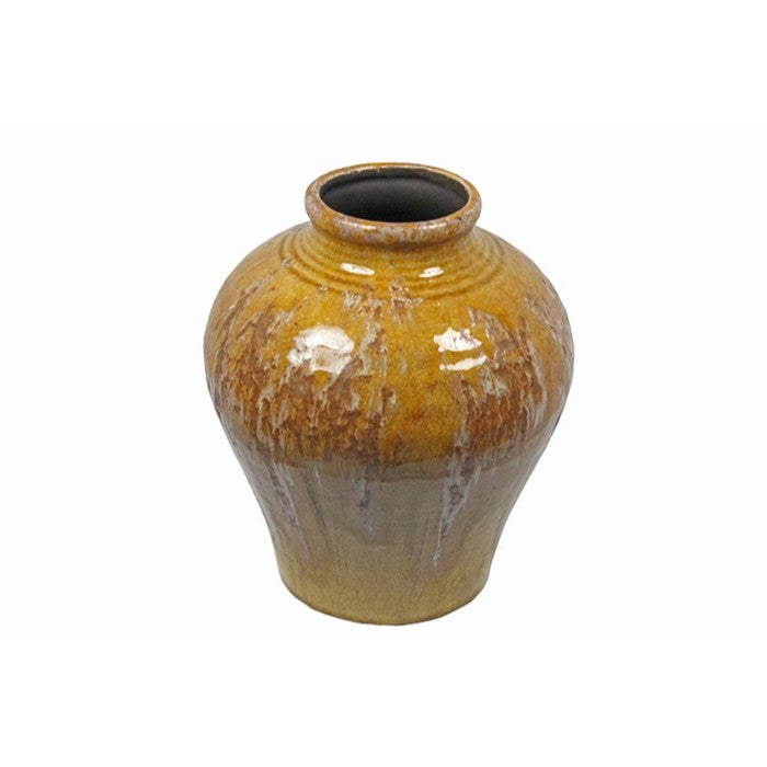 Ceramic Vase, Yellow