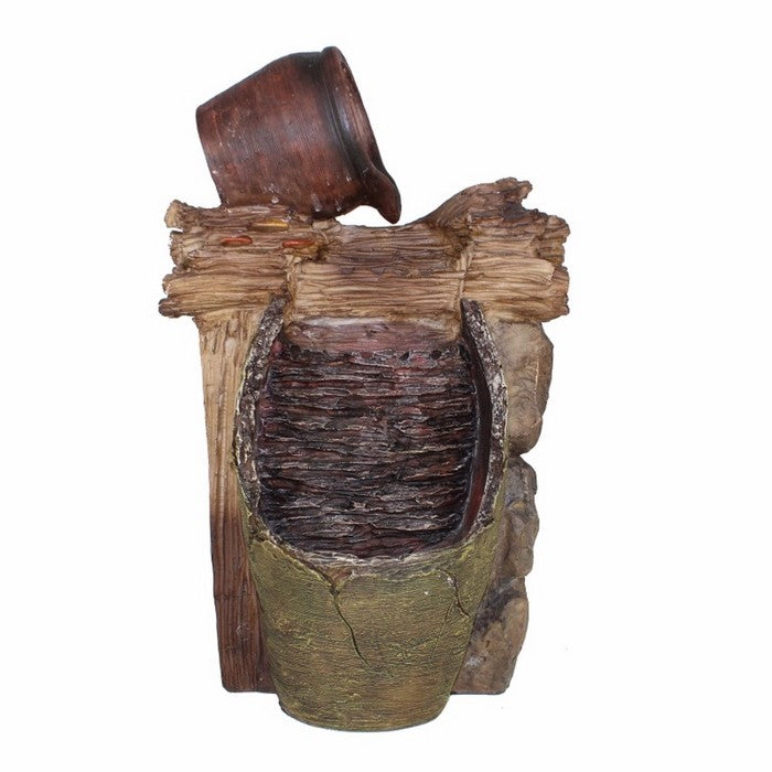 Polyresin Water Fountain, Brown