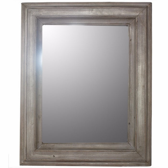 Wooden Mirror, Gray