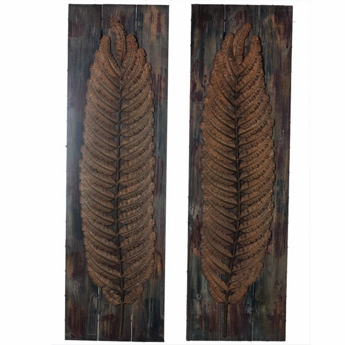 Metal WallDecor, Copper, Assortment Of 2