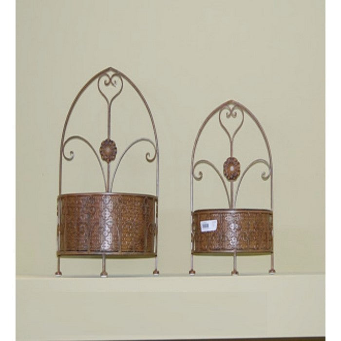 2 Piece Of Metal WallDecor, Gold