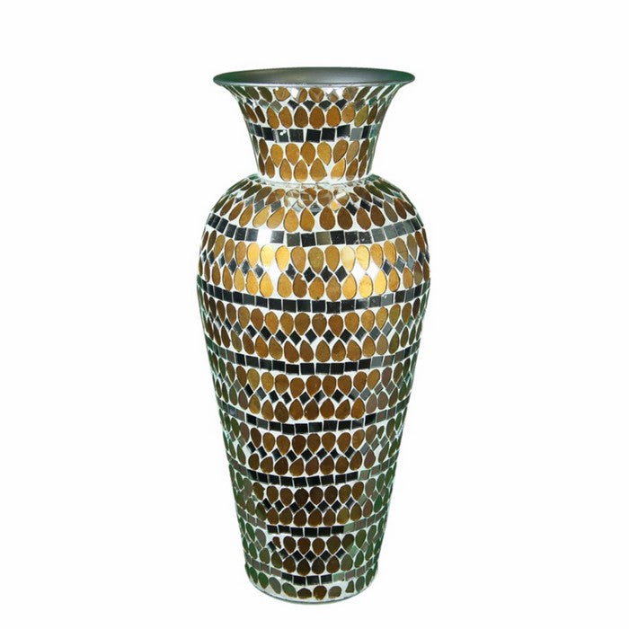 Mosaic Vase, Gold