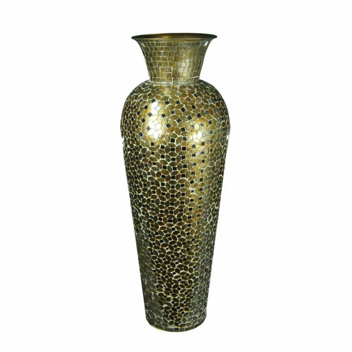 Mosaic Vase, Gold