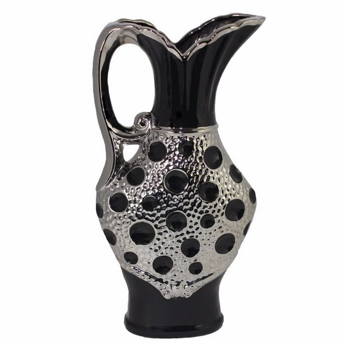 Ceramic Black Vase,Black