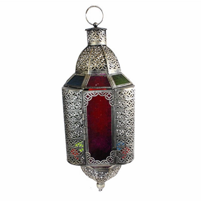 Metal Lantern ,Silver