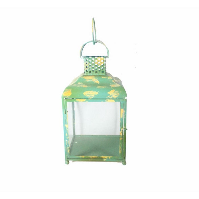 Metal Candle Holder, Green