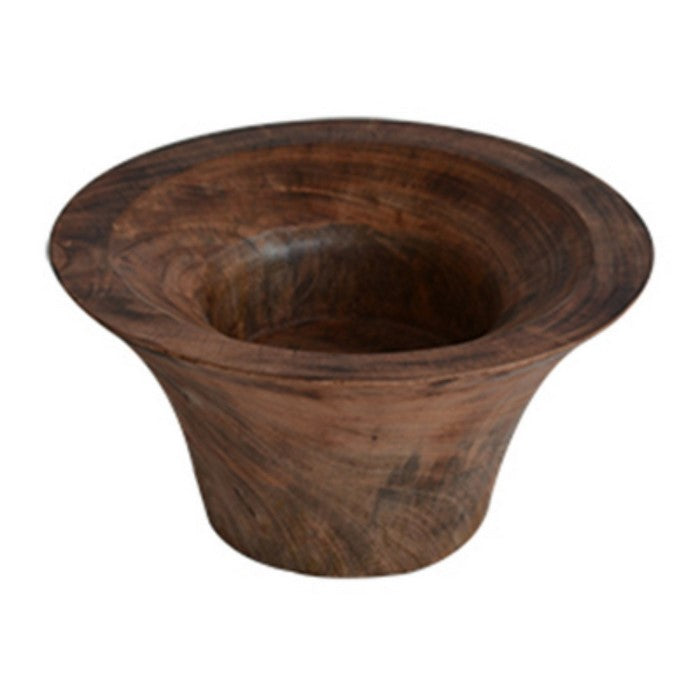 LargeDecorative Wooden Bowl ,Brown