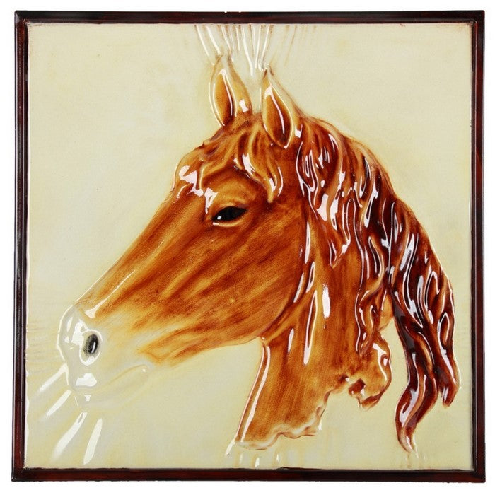 Metal Horse Wall Art ,Brown