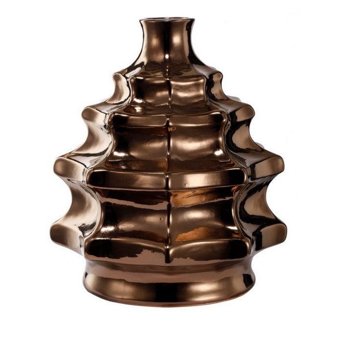 Ceramic Vase, Bronze