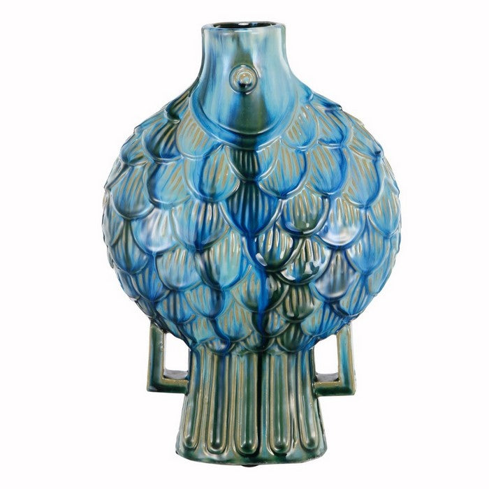 Ceramic Vase, Blue