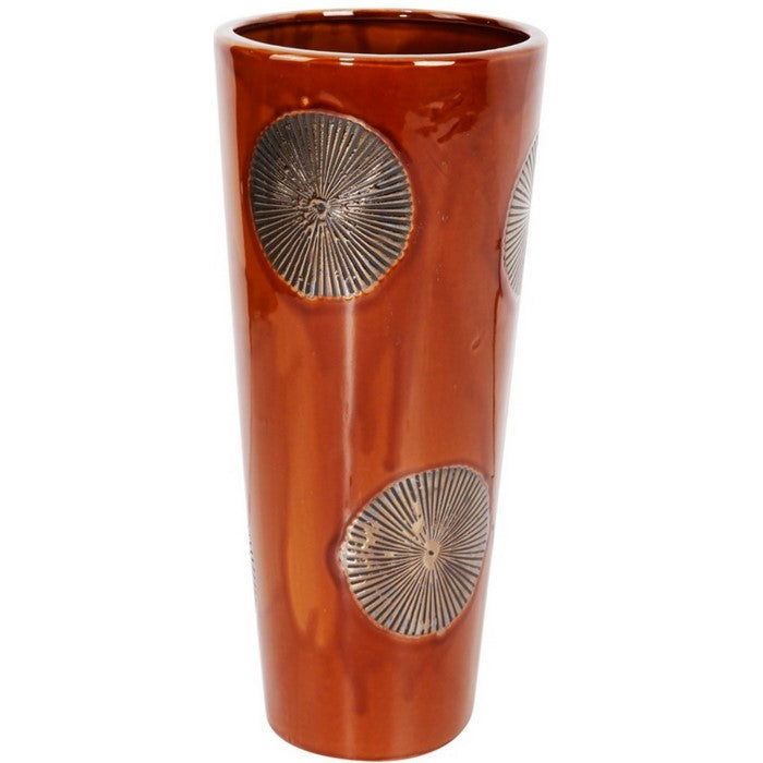 Ceramic Vase, Orange