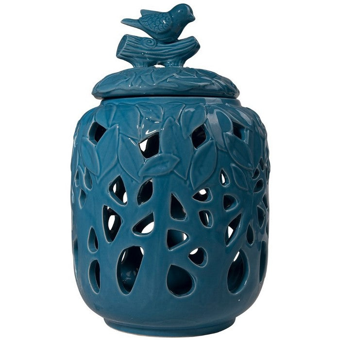 Jar With Lid, Blue