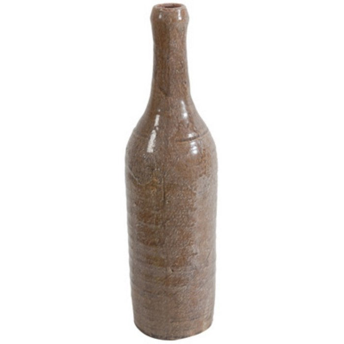 Ceramic Vase, Brown
