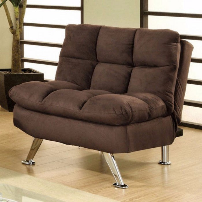 Microfiber Chair, Brown