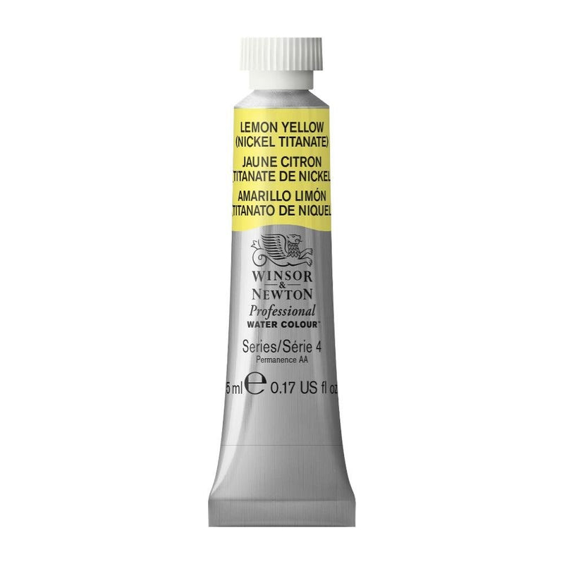 Winsor & Newton Professional Water Color Tube, 5ml, Lemon Yellow Hue