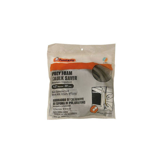 Frost King C22H 1/2-Inch by 20-Foot Caulk Saver - Gray