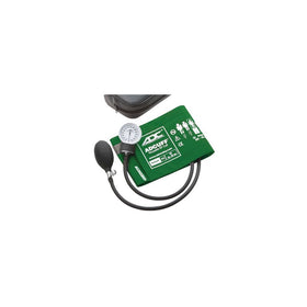 ADC Prosphyg 760 Pocket Aneroid Sphygmomanometer with Adcuff Nylon Blood Pressure Cuff, Adult, Green