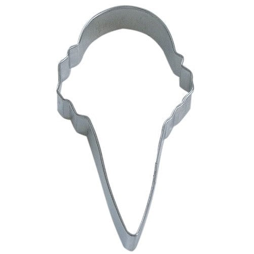 R&M Cookie Cutter, 4-Inch, Ice Cream Cone, Tinplated Steel
