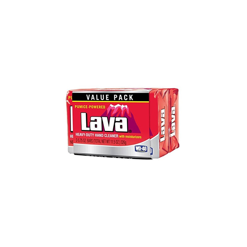 Lava Heavy-Duty Hand Cleaner with Moisturizers, Twin-Pack, 5.75 OZ