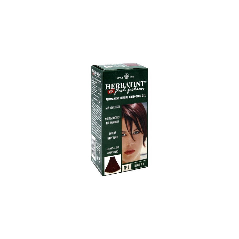 Herbatint Permanent Herbal Haircolor Gel, FF1 Henna Red, 4.56 Ounce