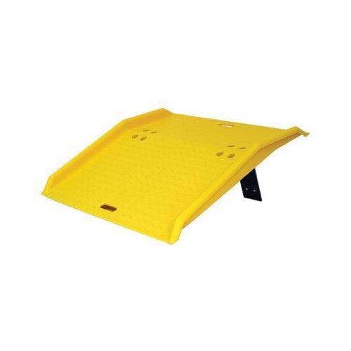 Eagle 1795 High Density Polyethylene Portable Dockplate, Yellow, 750 lbs Load Capacity, 36" Length, 35" Width, 5" Height