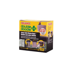 Reliance Products Double Doodie Plus Large Toilet Waste Bags (6-Pack)