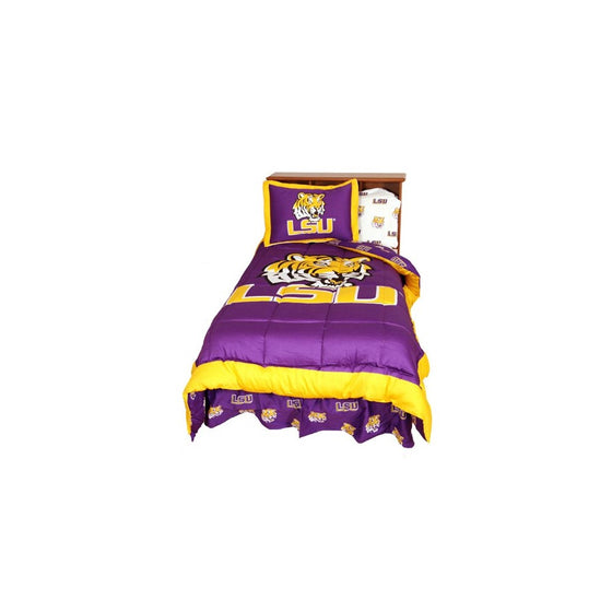 College Covers Louisiana State Tigers Reversible Comforter Set - Twin