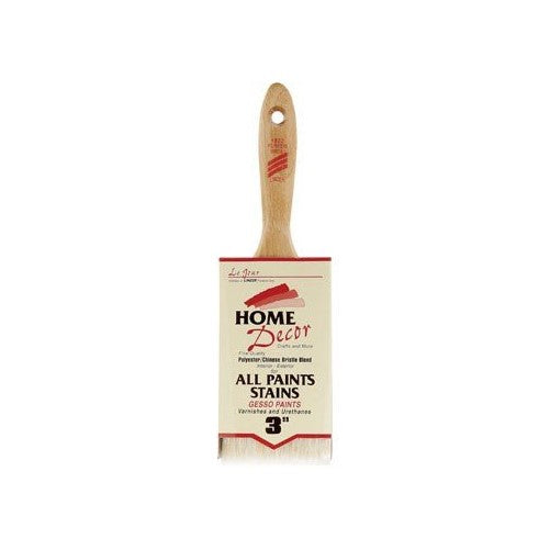 Linzer Home Decor Brush Professional Grade Polyester Chiseled Gesso, Stains
