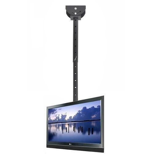 VideoSecu Adjustable Ceiling TV Mount Fits most 26-55" LCD LED Plasma Monitor Flat Panel Screen Display with VESA 400x400 400x300 400x200 300x300 300x200 200x200mm MLCE7N 1JS