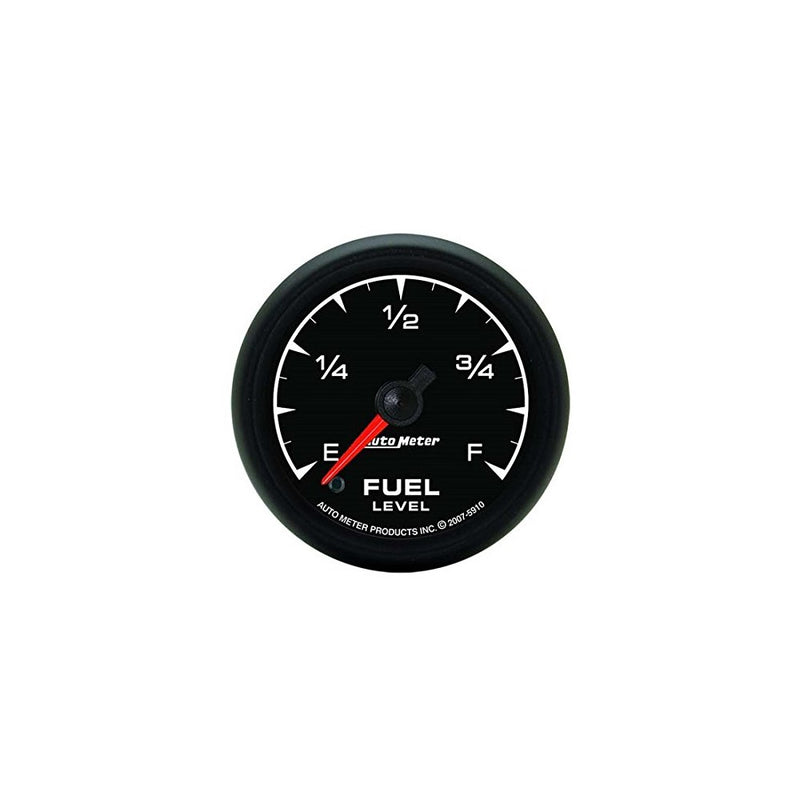 Auto Meter 5910 ES 2-1/16" Universal Stepper Full Sweep Electric Fuel Level Programmable Empty - Full Range Gauge