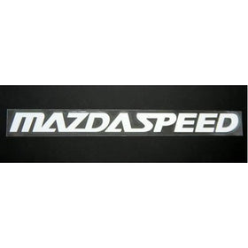 Mazdaspeed Racing Decal Sticker (New) White